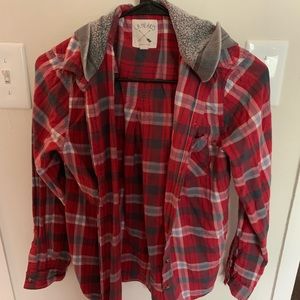 Hooded Red Flannel 🖤